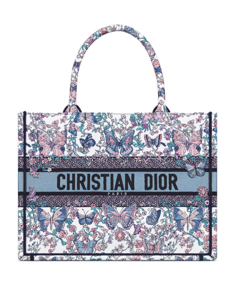Christian Dior Medium Dior Book Tote M1286 White